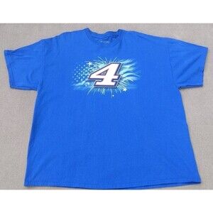 Kevin Harvick #4 Stewart-Haas Racing  Blue 2XL T-shirt NASCAR Pre-owned
